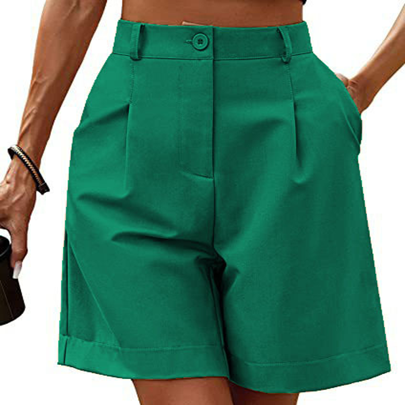 🔥 NOUVEAU + -50% + 50.000+ vendus 🔥 Short plissé taille haute pour femme