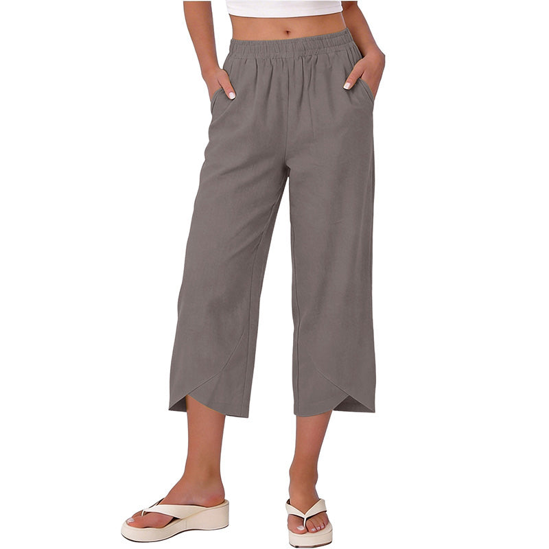 🏃‍♀️ Se vend en quelques secondes – dépêchez-vous ! Pantalon court décontracté pour femme, coupe ample et jambes larges