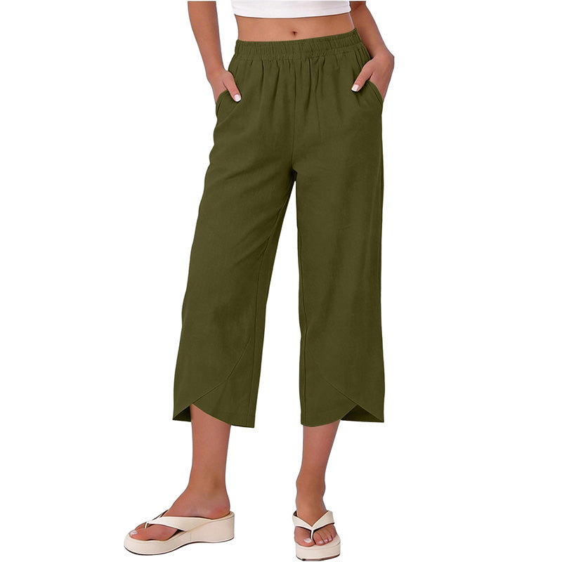 🏃‍♀️ Se vend en quelques secondes – dépêchez-vous ! Pantalon court décontracté pour femme, coupe ample et jambes larges