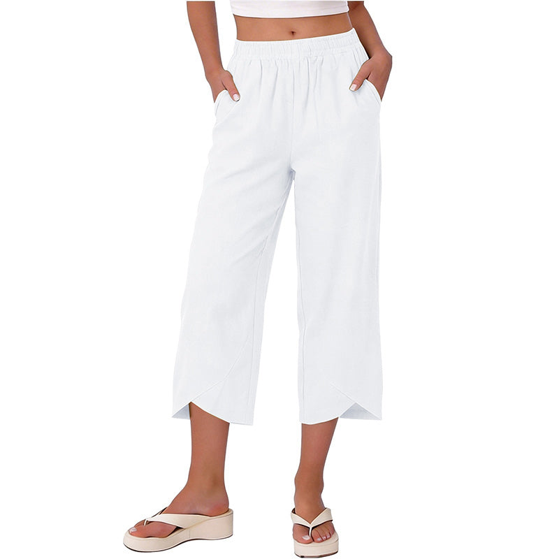 🏃‍♀️ Se vend en quelques secondes – dépêchez-vous ! Pantalon court décontracté pour femme, coupe ample et jambes larges