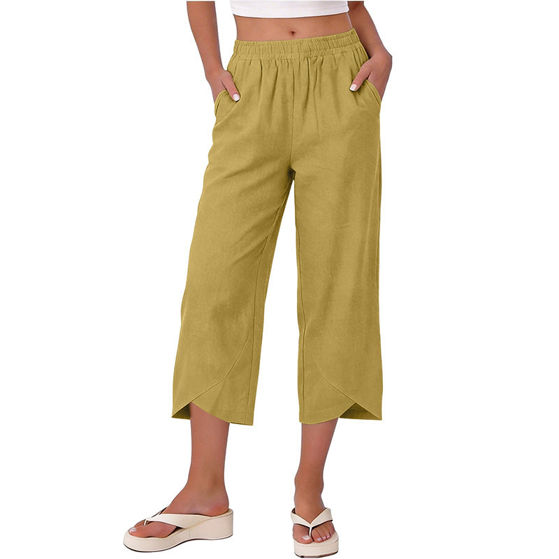 🏃‍♀️ Se vend en quelques secondes – dépêchez-vous ! Pantalon court décontracté pour femme, coupe ample et jambes larges