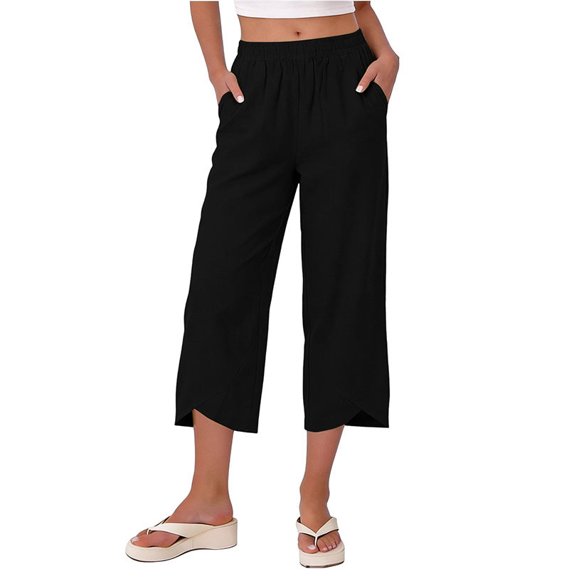 🏃‍♀️ Se vend en quelques secondes – dépêchez-vous ! Pantalon court décontracté pour femme, coupe ample et jambes larges