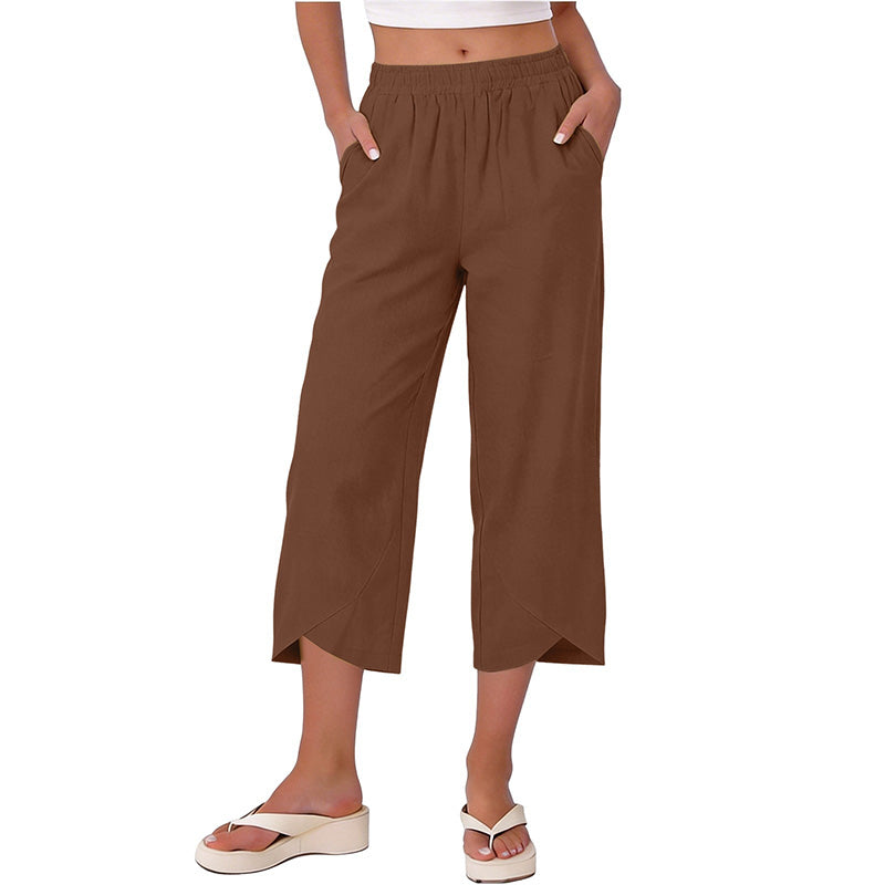 🏃‍♀️ Se vend en quelques secondes – dépêchez-vous ! Pantalon court décontracté pour femme, coupe ample et jambes larges