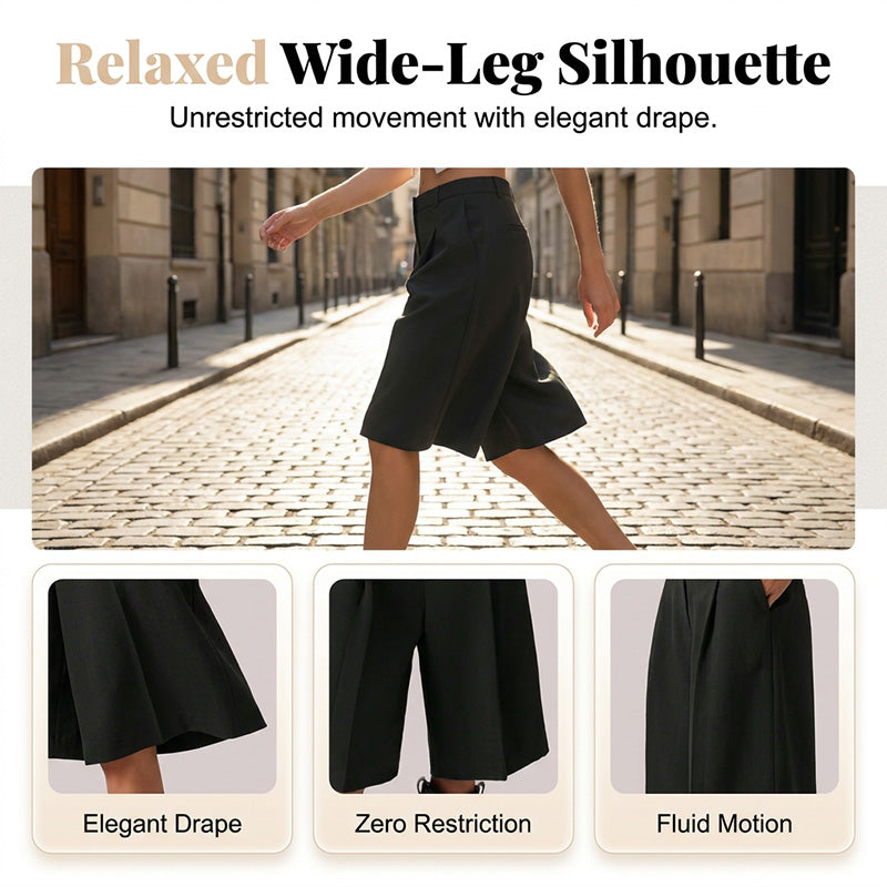 👖🌿 Bermudas femme coupe décontractée – 50 % de réduction ! Shorts confortables, longueur parfaite – idéaux pour les journées chaudes et les moments de détente. 🔥☀️