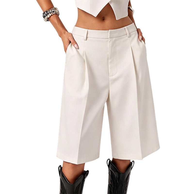 👖🌿 Bermudas femme coupe décontractée – 50 % de réduction ! Shorts confortables, longueur parfaite – idéaux pour les journées chaudes et les moments de détente. 🔥☀️